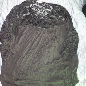 Chic Soul Black Lace Top 2XL